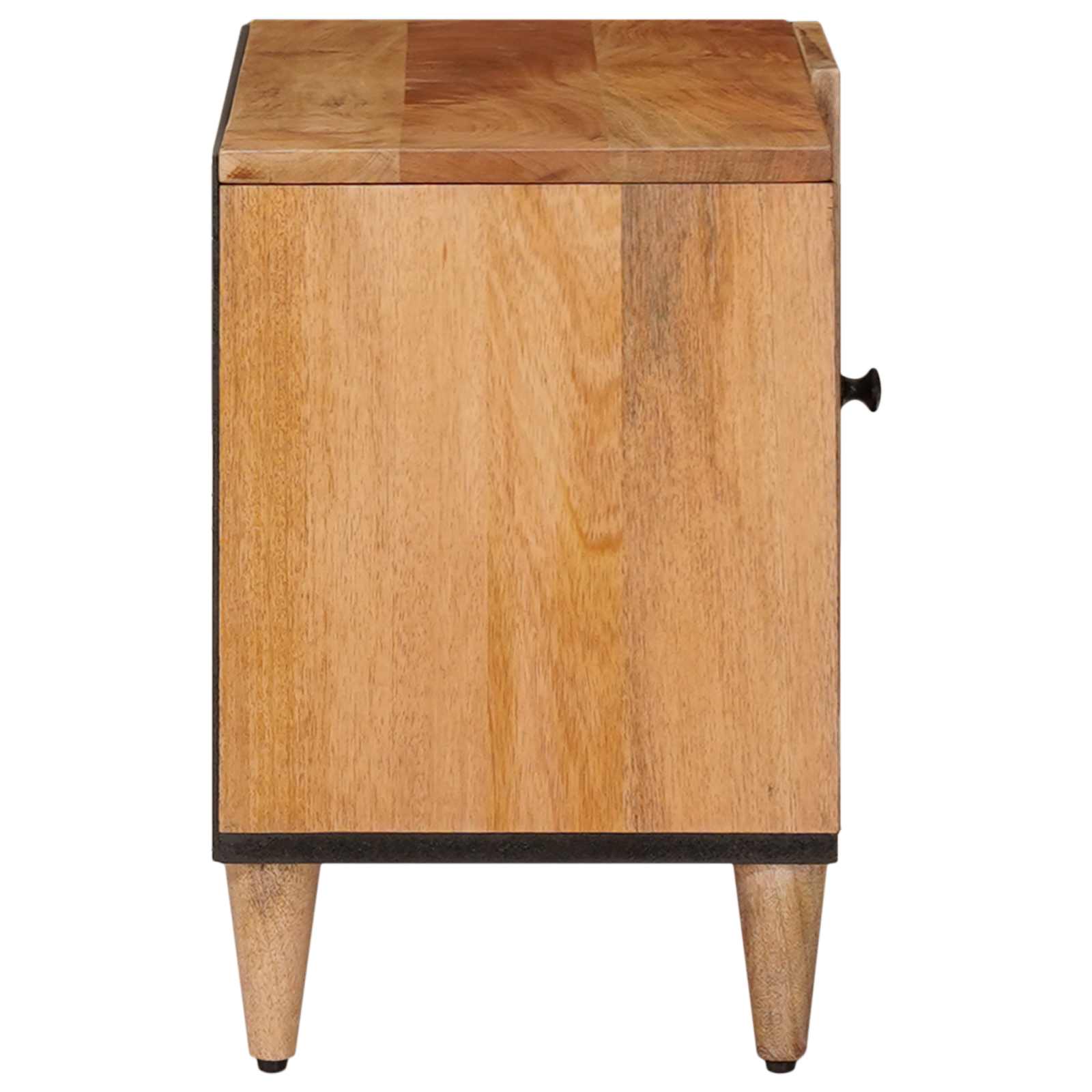 TV ormar s pohranom Prirodna 80 x 33 x 46 cm Čvrsto drvo manga