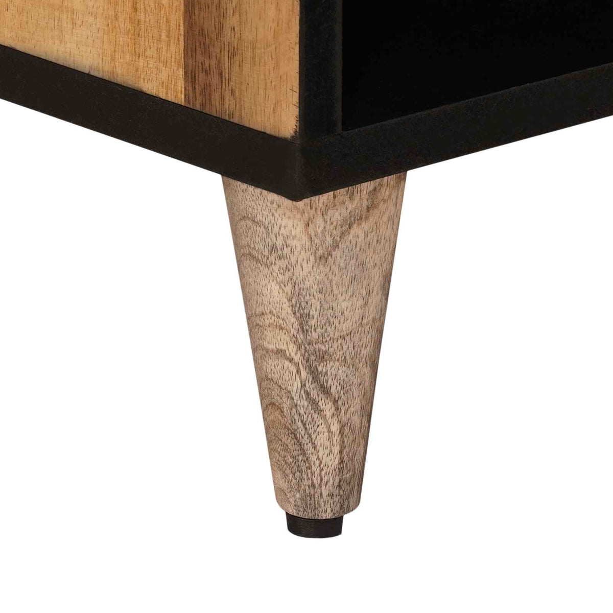 TV ormar s ladicama Prirodna 80 x 33 x 46 cm Čvrsto drvo manga