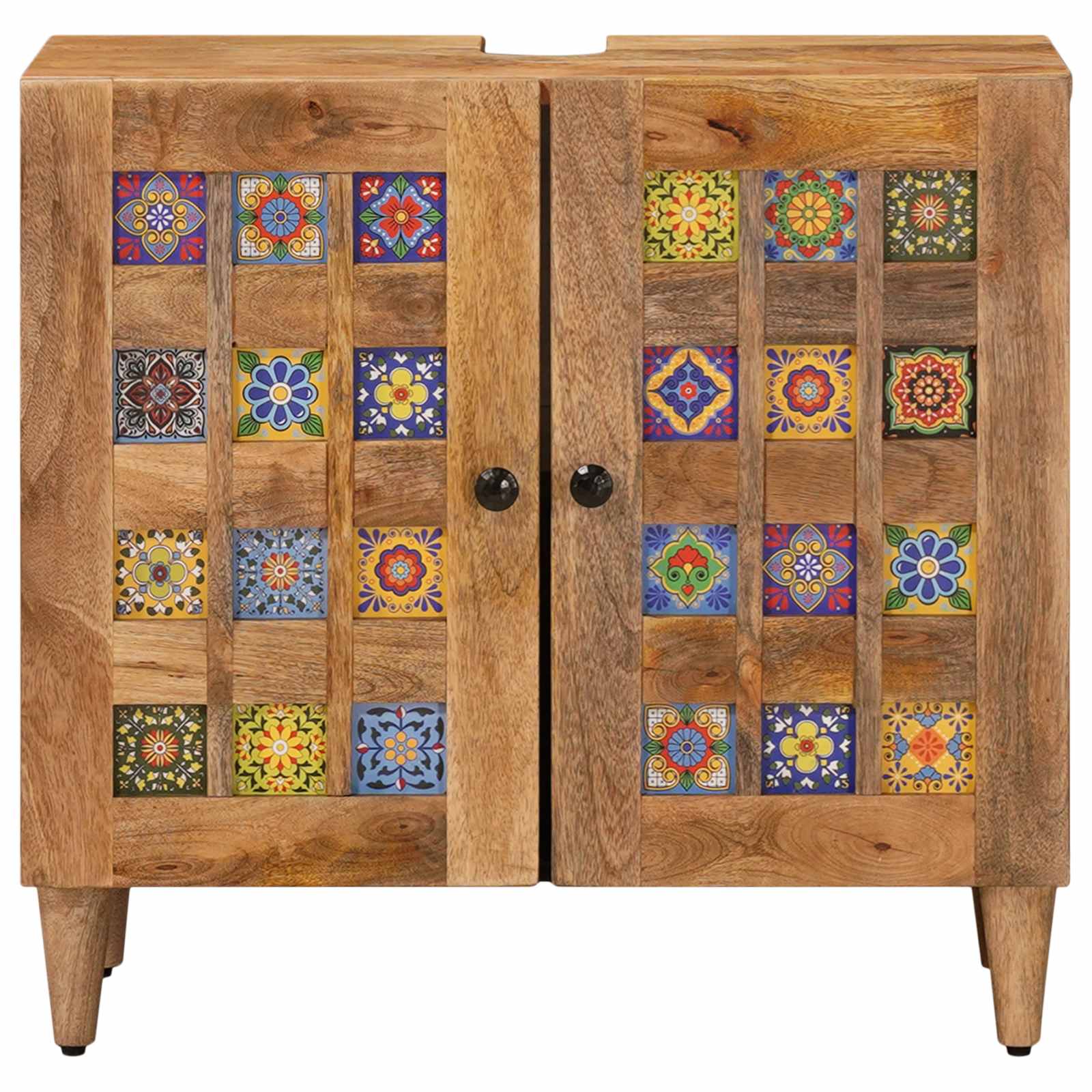 Kupaonski ormarić za sudoper s vratima Prirodna 62 x 33 x 58 cm