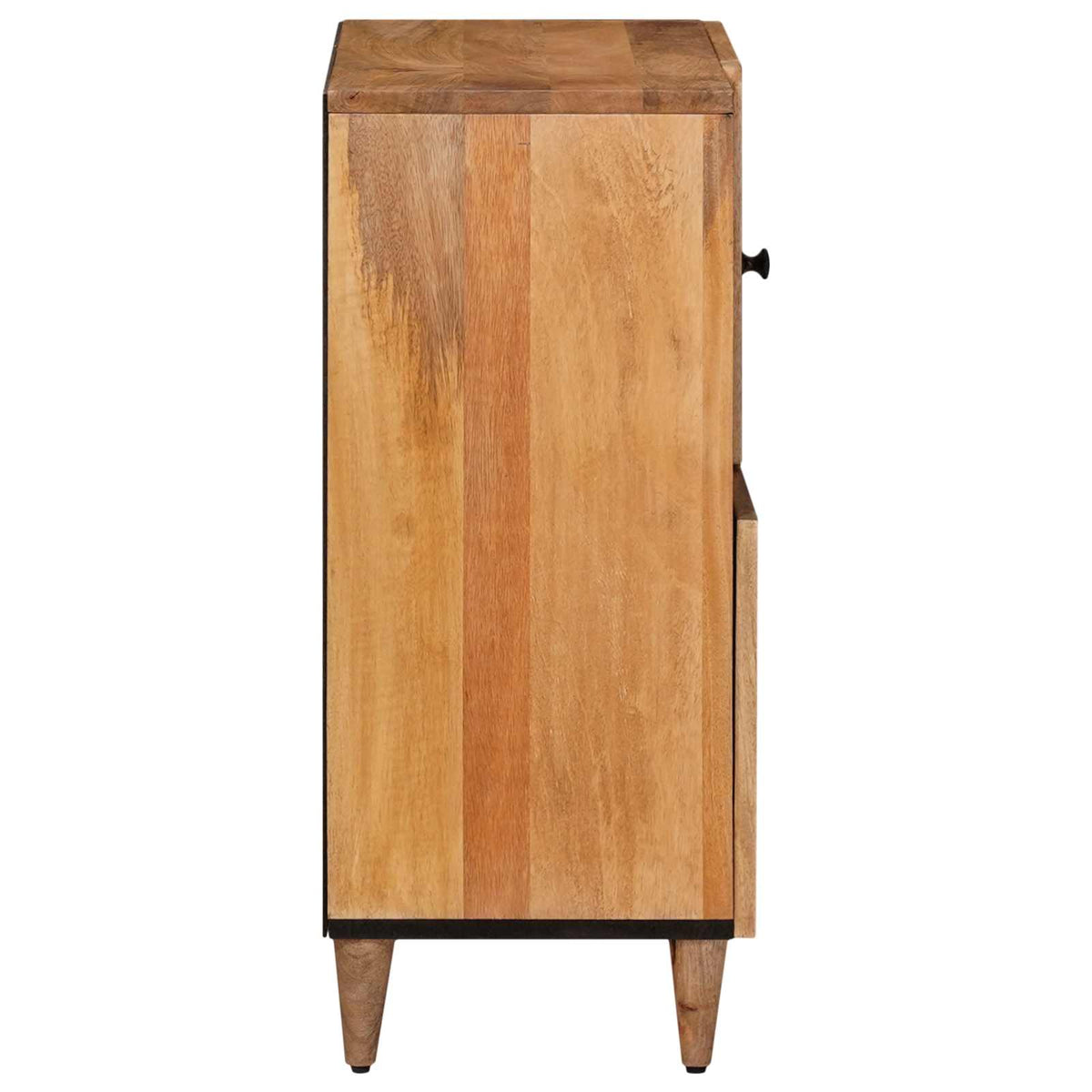 Kreveta s pohranom Prirodna 80 x 33 x 75 cm Čvrsto drvo manga