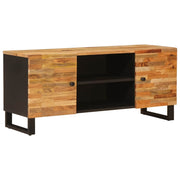 TV ormar s pohranom Smeđa 105 x 33 x 46 cm Čvrsto drvo manga