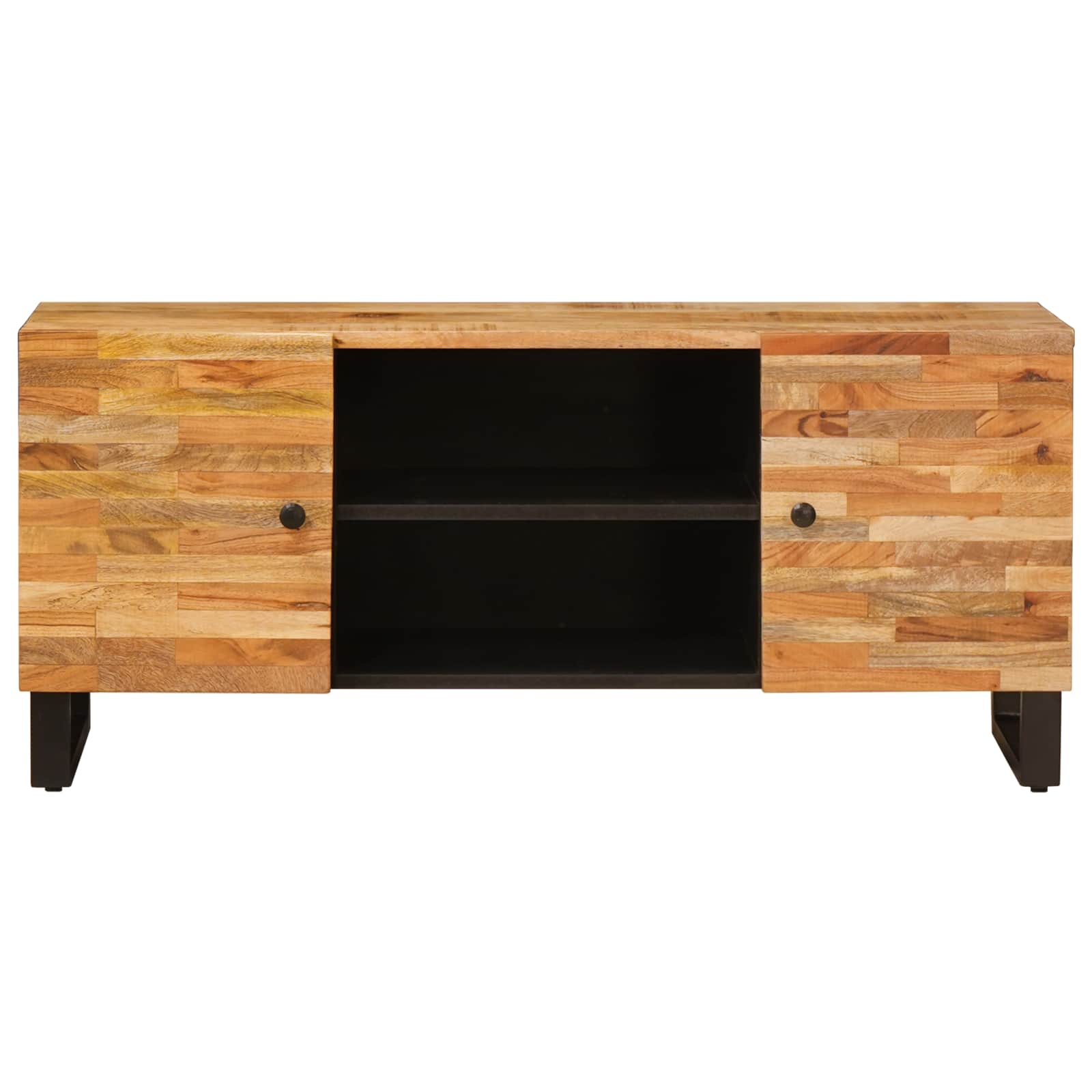 TV ormar s pohranom Smeđa 105 x 33 x 46 cm Čvrsto drvo manga