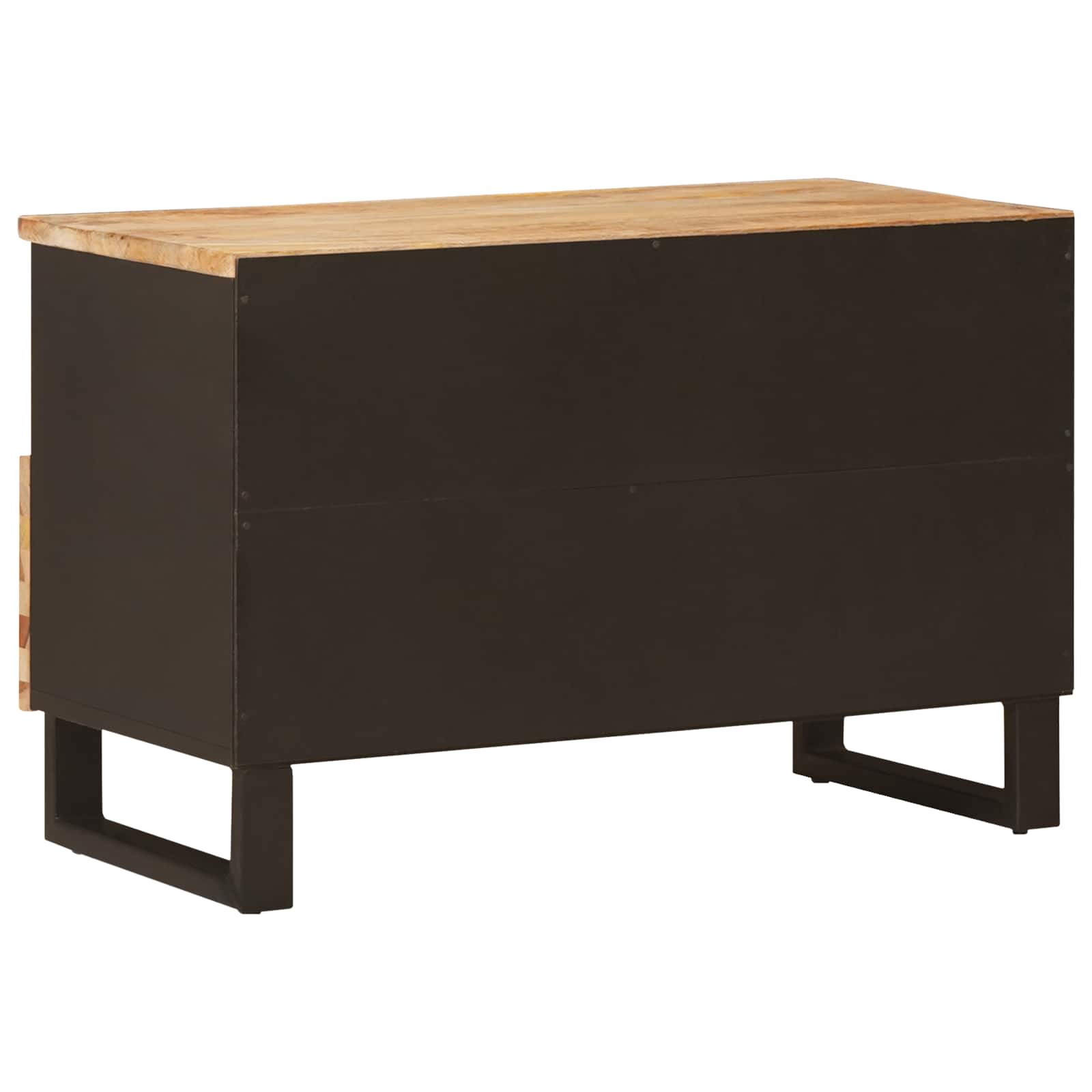 TV ormar s pohranom Smeđa 70 x 33 x 46 cm Čvrsto drvo manga