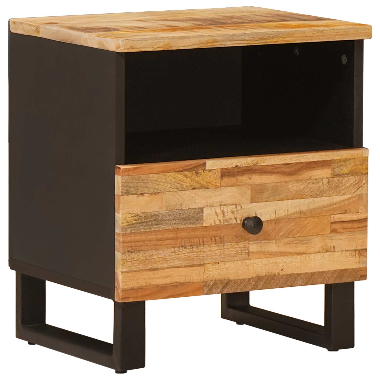 Ormar za krevet 2 pcs Smeđa 40 x 33 x 46 cm Čvrsto drvo manga