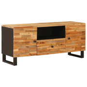 TV ormar s policom Smeđa 105 x 33 x 46 cm Čvrsto drvo manga