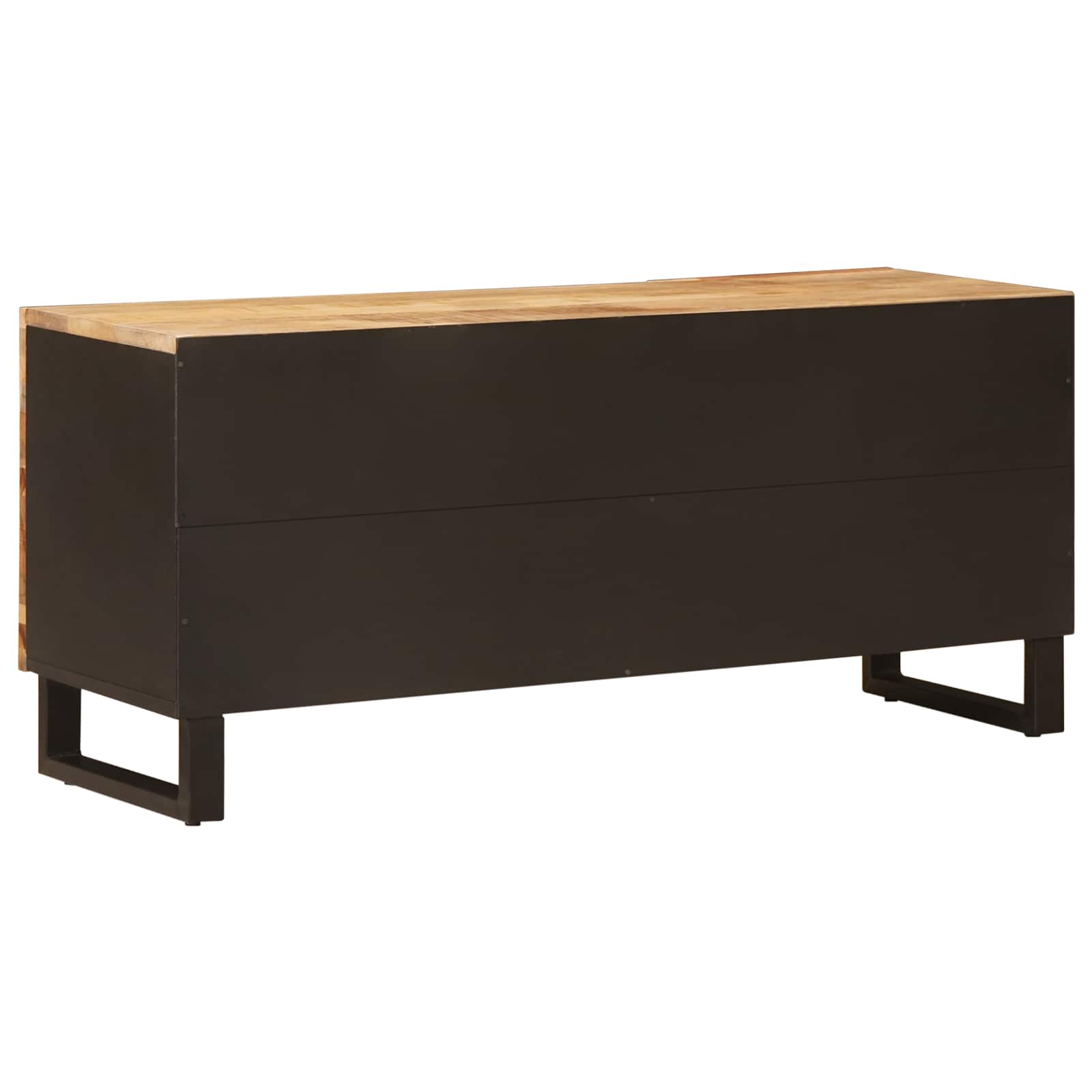 TV ormar s policom Smeđa 105 x 33 x 46 cm Čvrsto drvo manga