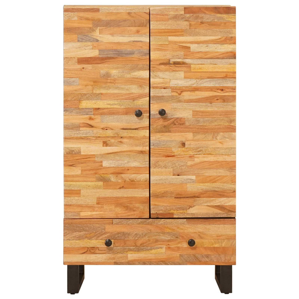 Visoki Regal za Skladištenje s pohranom Smeđa 60 x 33 x 100 cm