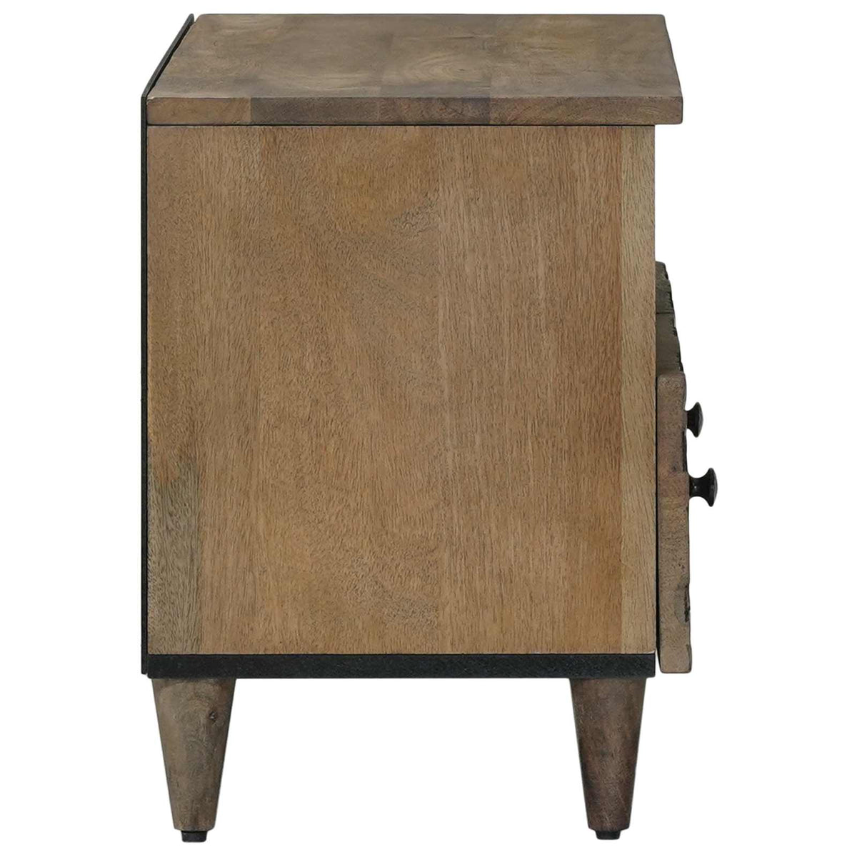 TV ormar s pohranom Smeđa 70 x 33,5 x 46 cm Čvrsto drvo manga