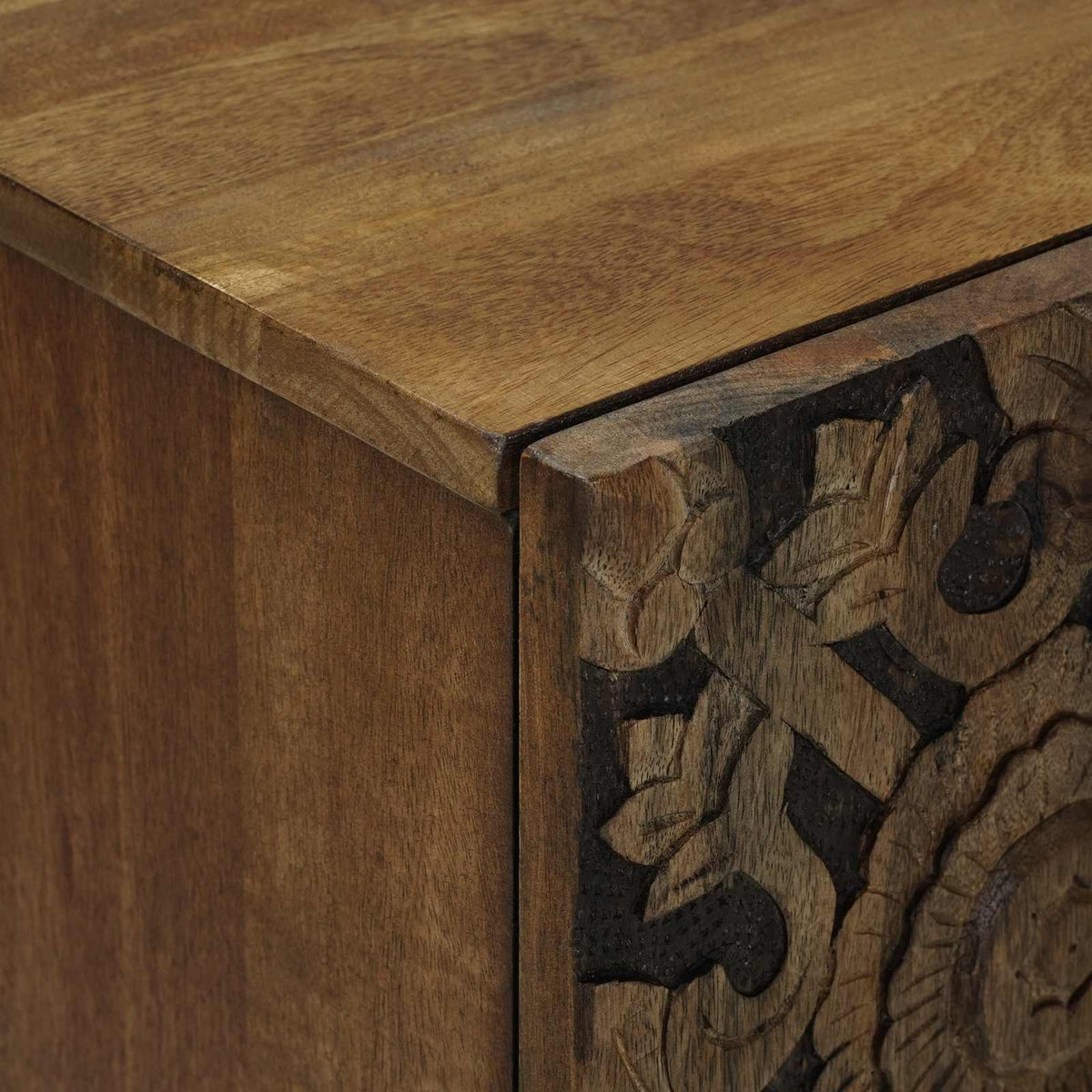 Sideboard za Pohranu Smeđa 60 x 33,5 x 75 cm Čvrsto drvo manga