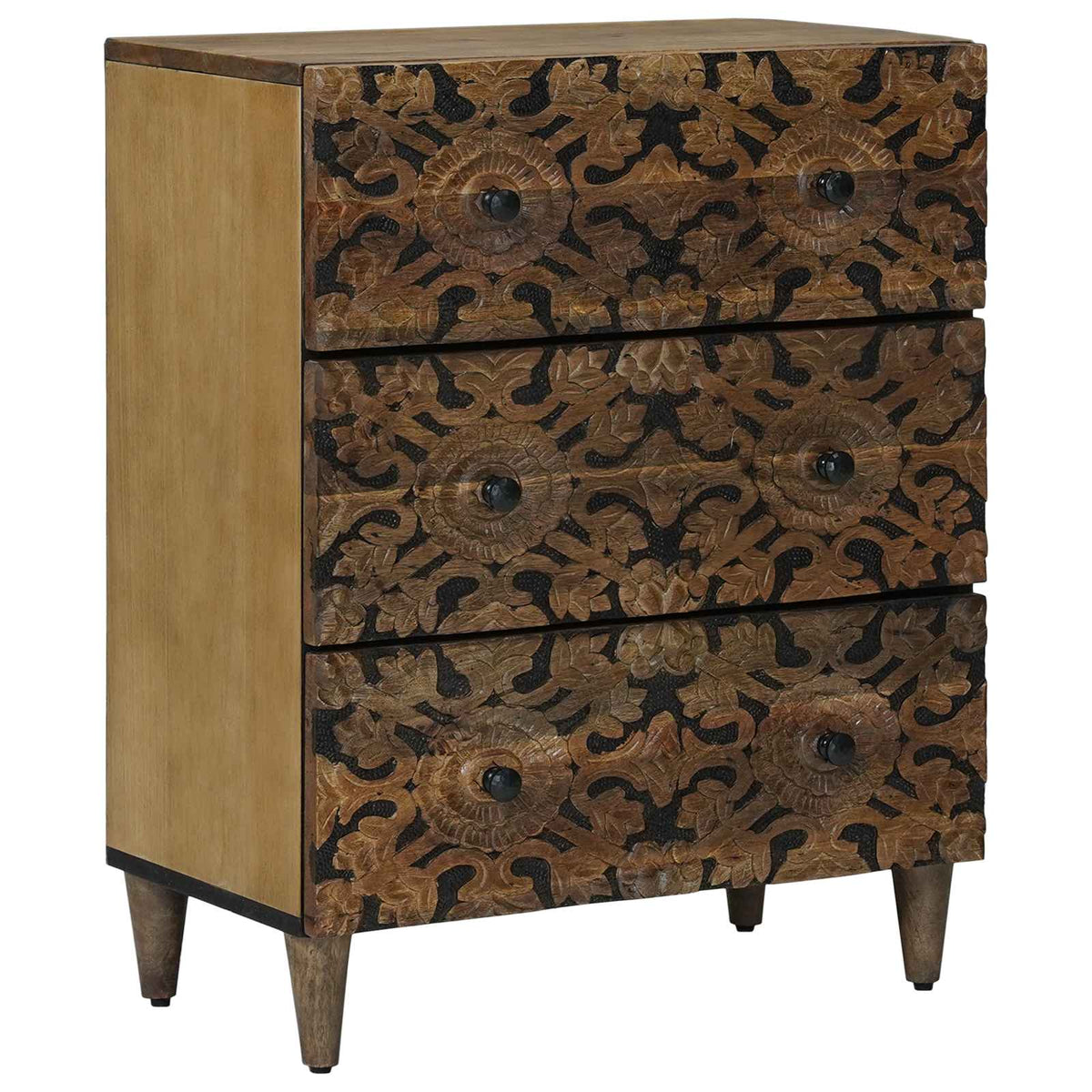 Sideboard za Pohranu Smeđa 60 x 33,5 x 75 cm Čvrsto drvo manga