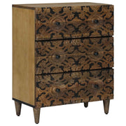 Sideboard za Pohranu Smeđa 60 x 33,5 x 75 cm Čvrsto drvo manga