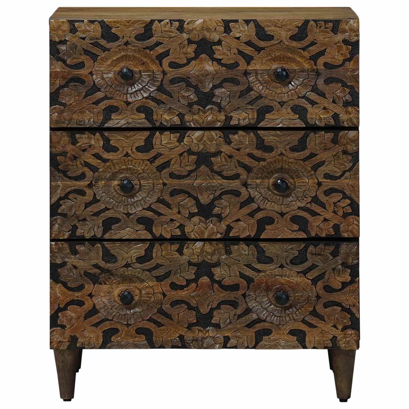 Sideboard za Pohranu Smeđa 60 x 33,5 x 75 cm Čvrsto drvo manga