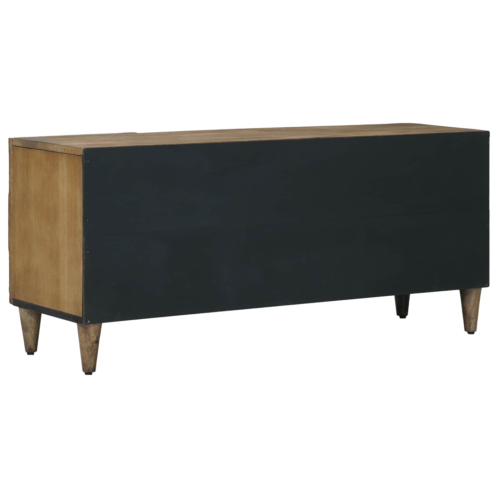 TV ormar s ladicama Smeđa 105 x 33,5 x 46 cm Čvrsto drvo manga