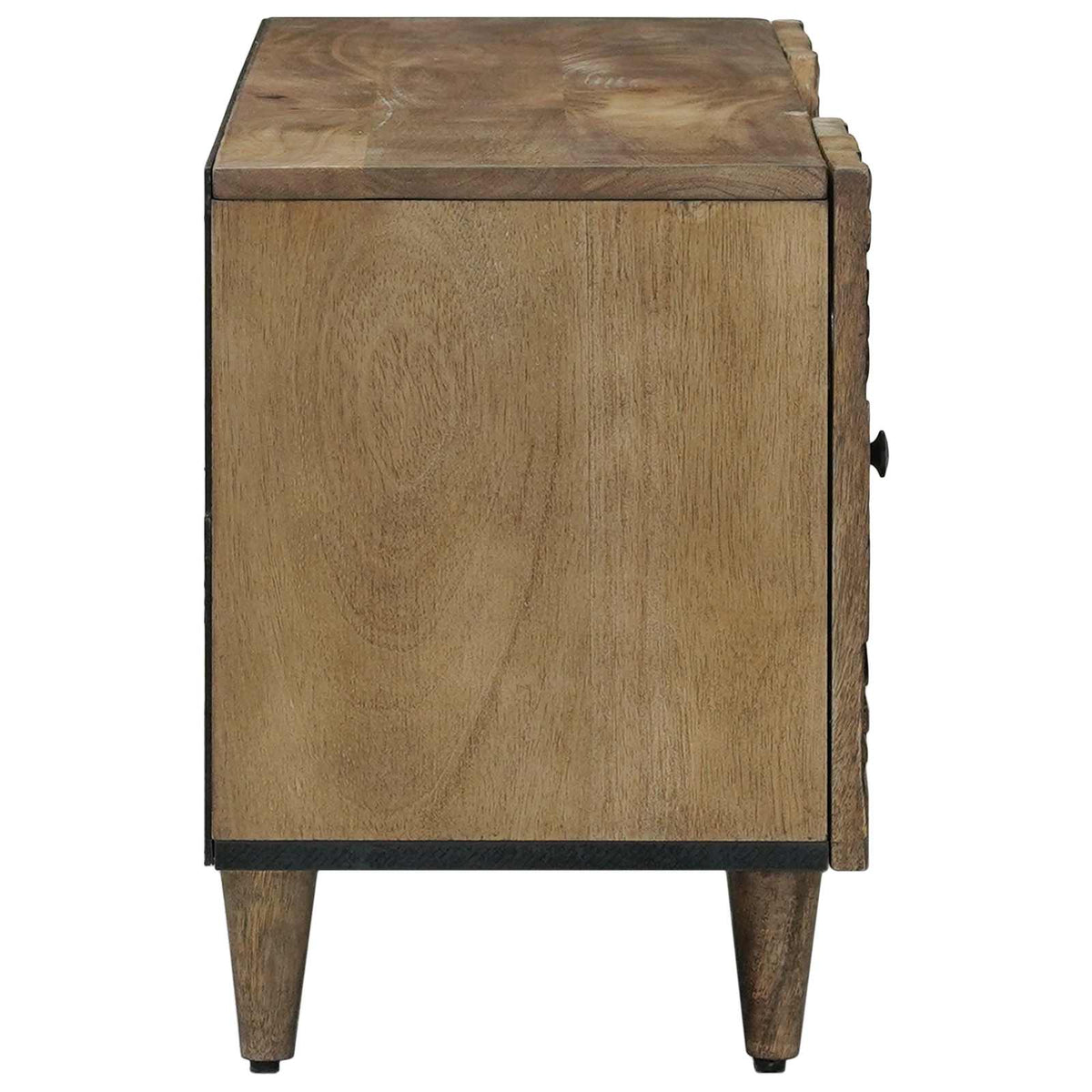 TV ormar s ladicama Smeđa 105 x 33,5 x 46 cm Čvrsto drvo manga