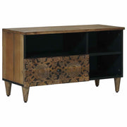 TV ormar s ladicama Smeđa 80 x 33,5 x 46 cm Čvrsto drvo manga