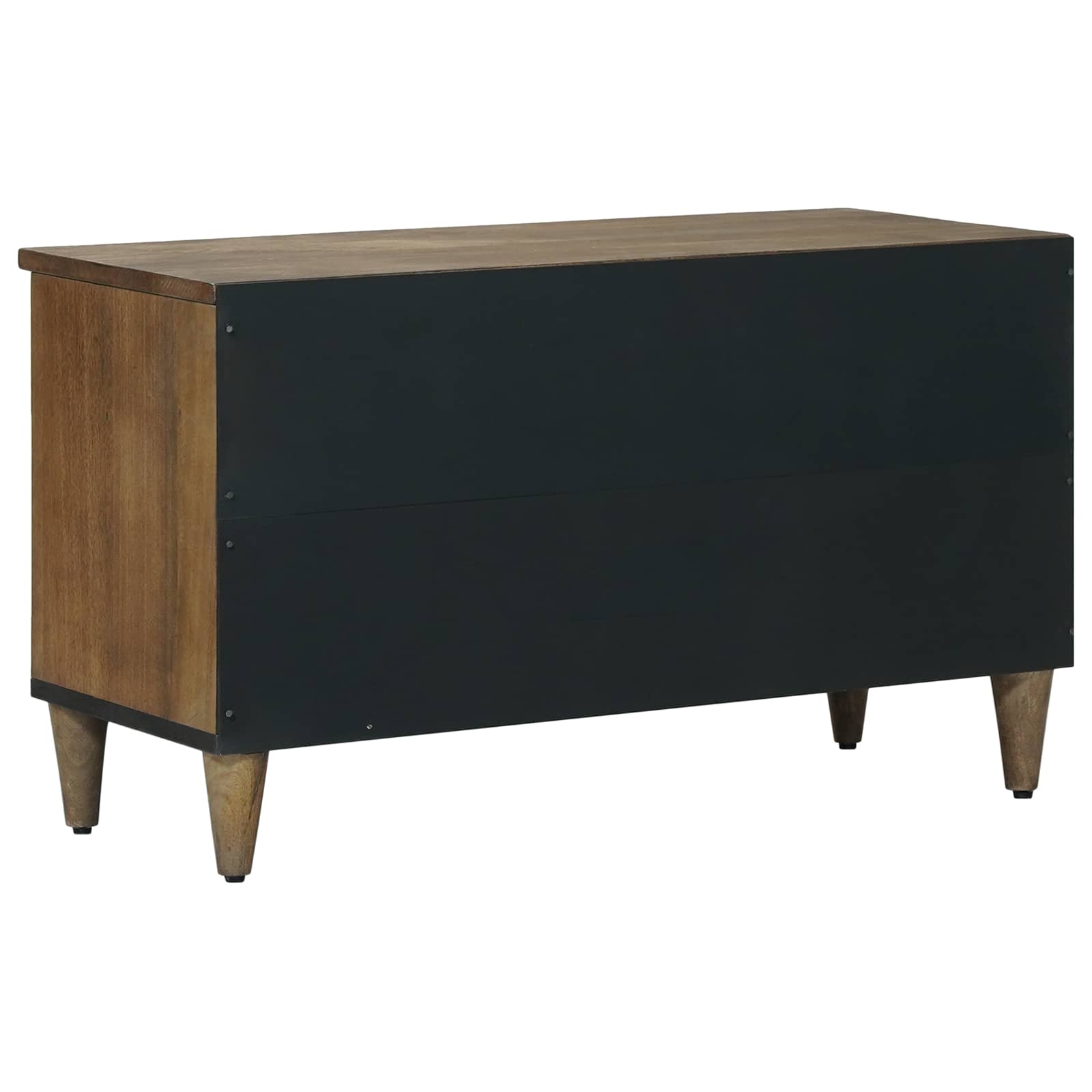 TV ormar s ladicama Smeđa 80 x 33,5 x 46 cm Čvrsto drvo manga