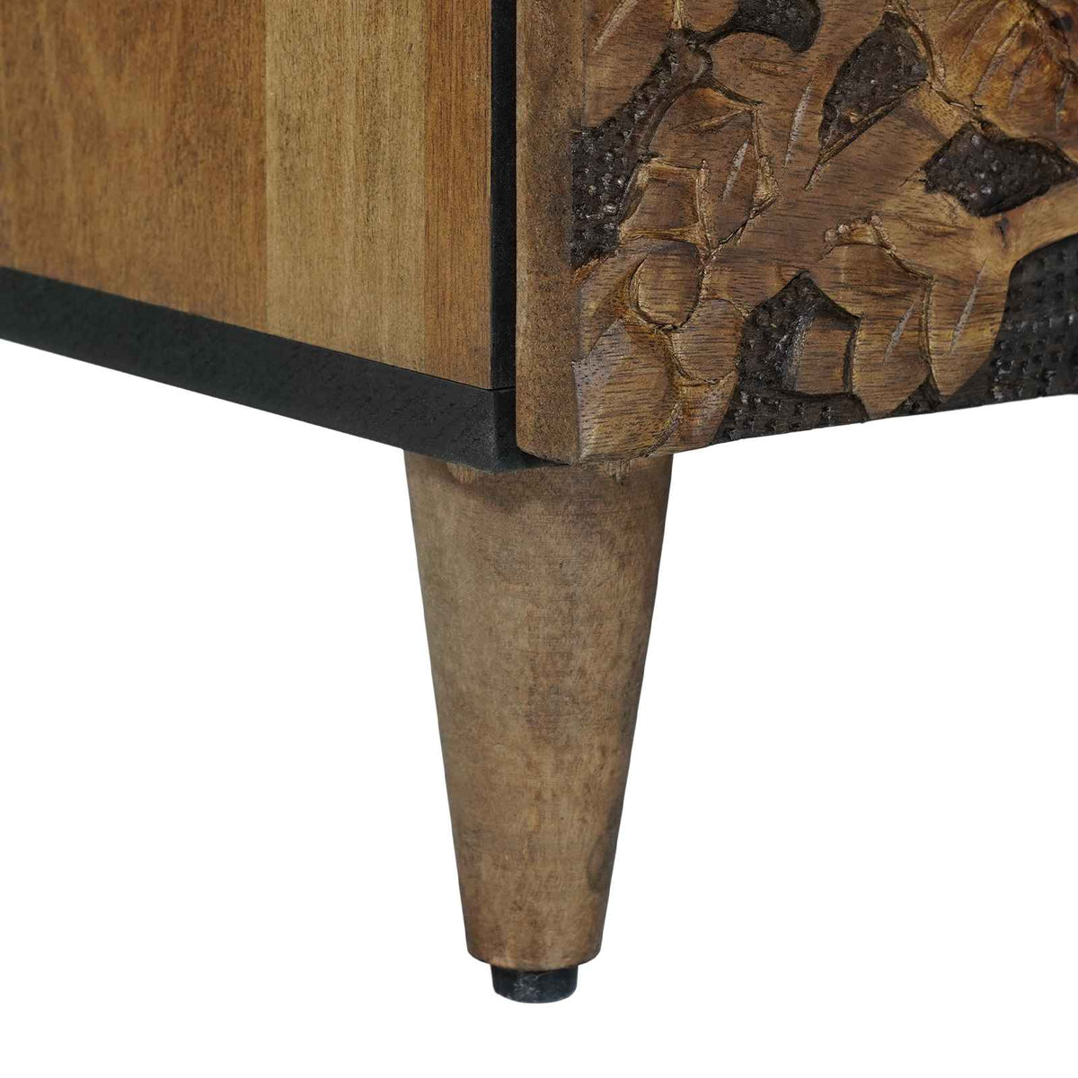 TV ormar s ladicama 100 x 33,5 x 46 cm Čvrsto drvo manga