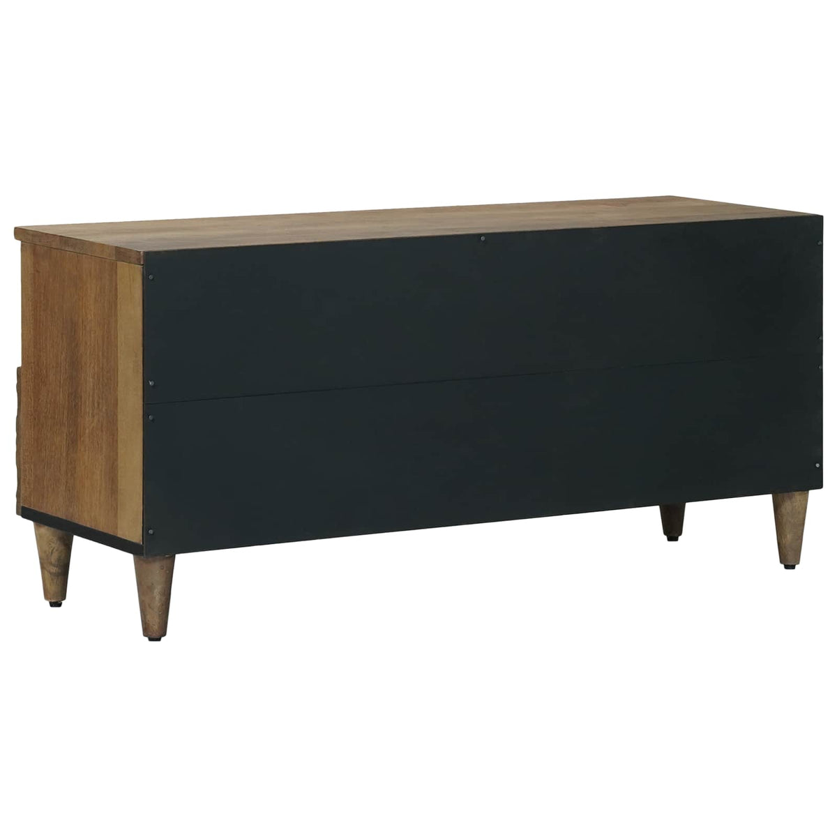 TV ormar s ladicama 100 x 33,5 x 46 cm Čvrsto drvo manga