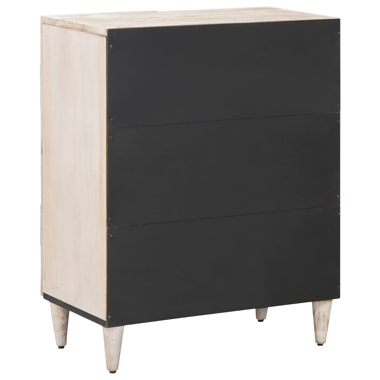 Sideboard za Pohranu Bijelo 60 x 33,5 x 75 cm Čvrsto drvo manga