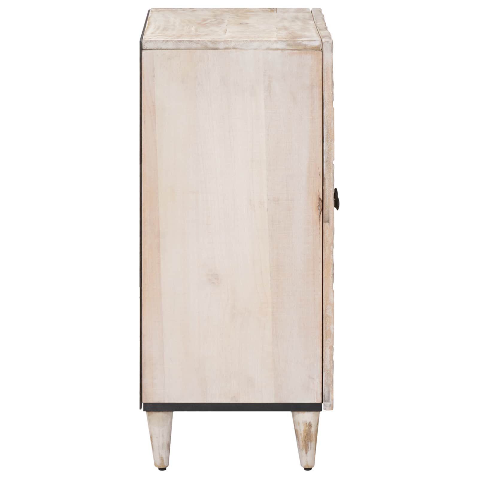 Sideboard za Pohranu Bijelo 60 x 33,5 x 75 cm Čvrsto drvo manga
