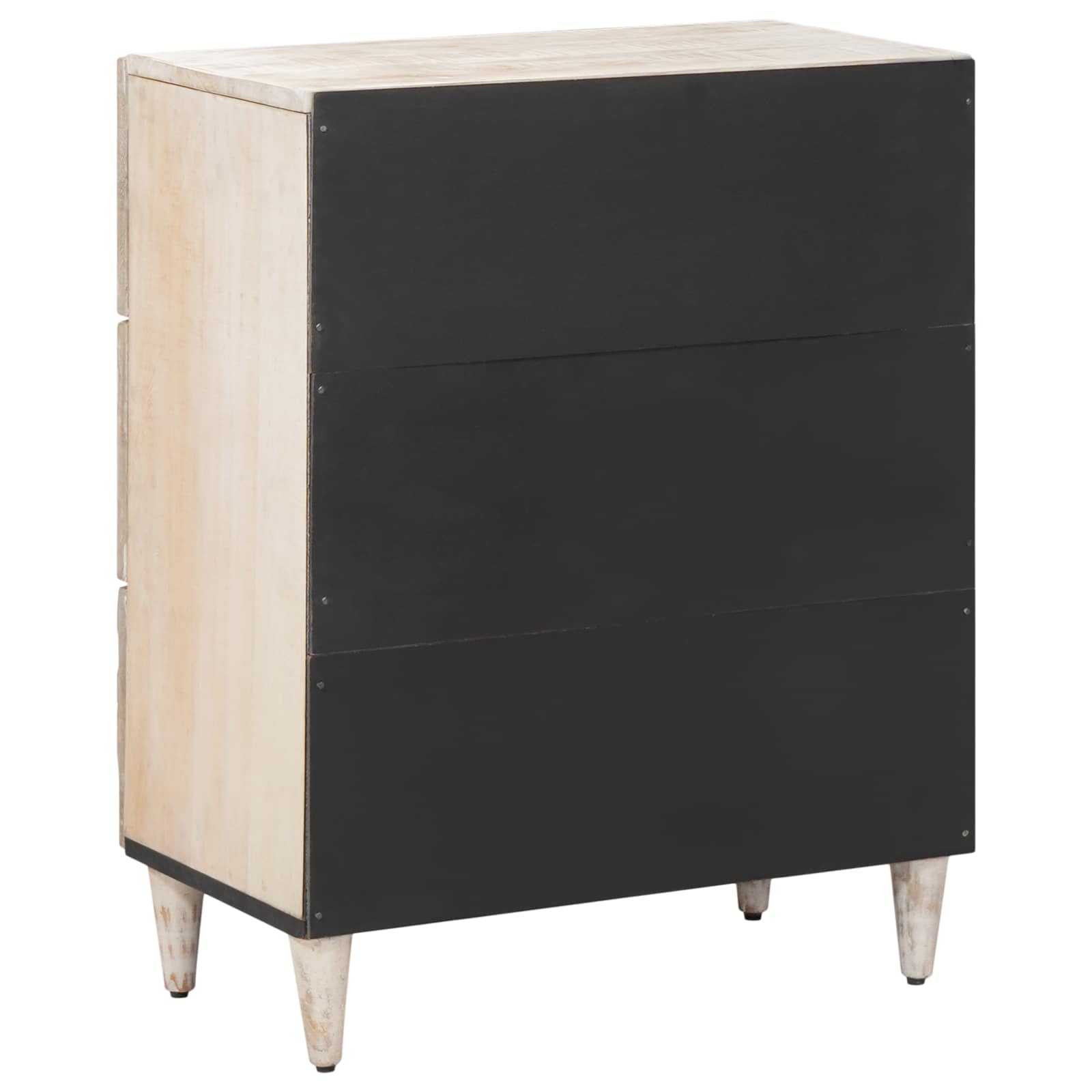 Sideboard za Pohranu Bijelo 60 x 33,5 x 75 cm Čvrsto drvo manga