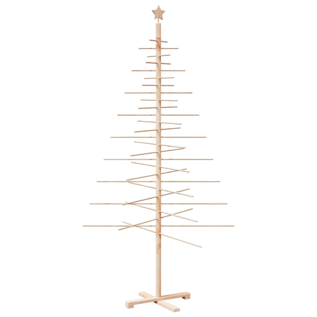 Drveno ukrasno božićno drvce 210 cm od masivne borovine