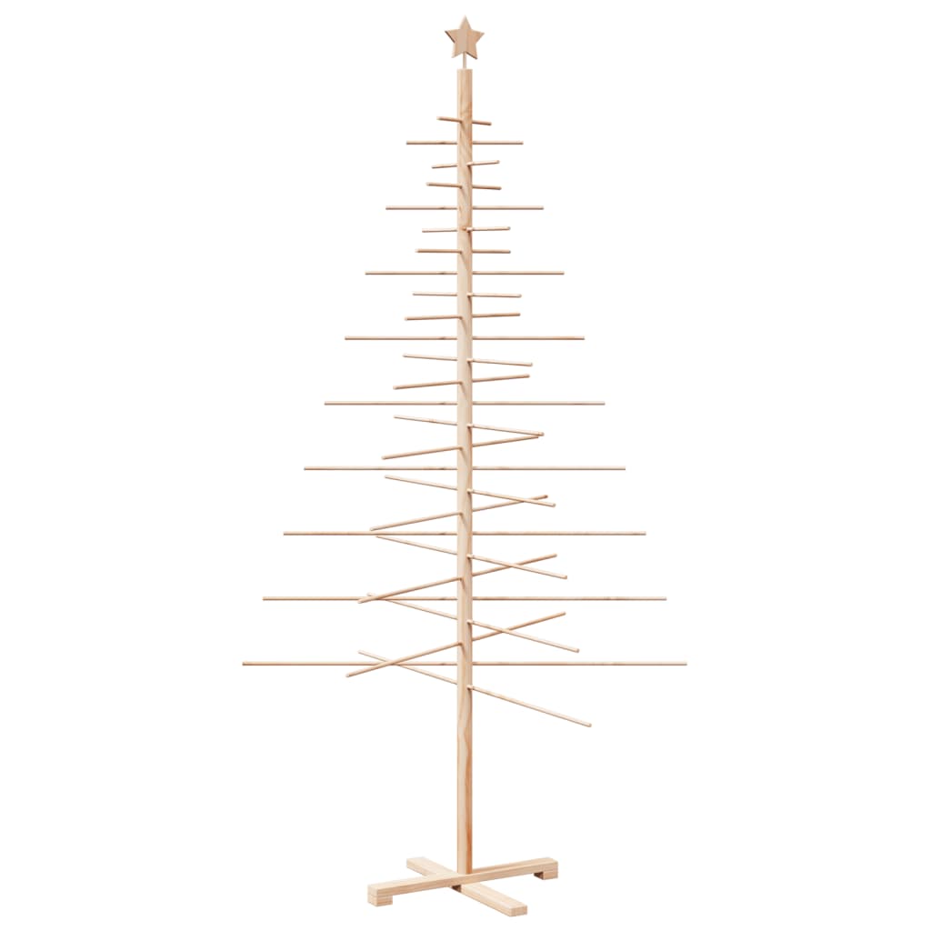 Drveno ukrasno božićno drvce 210 cm od masivne borovine