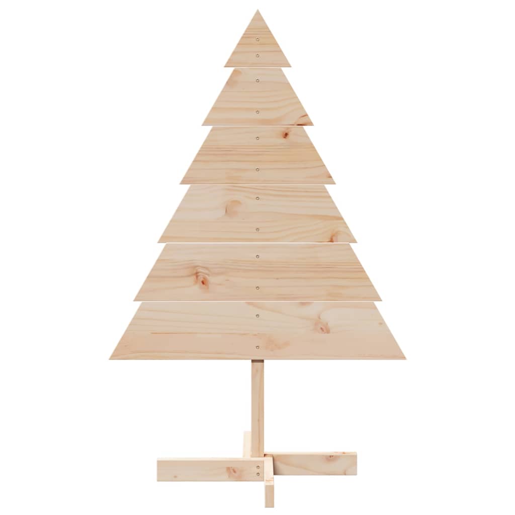 Drveno ukrasno božićno drvce 110 cm masivno drvo