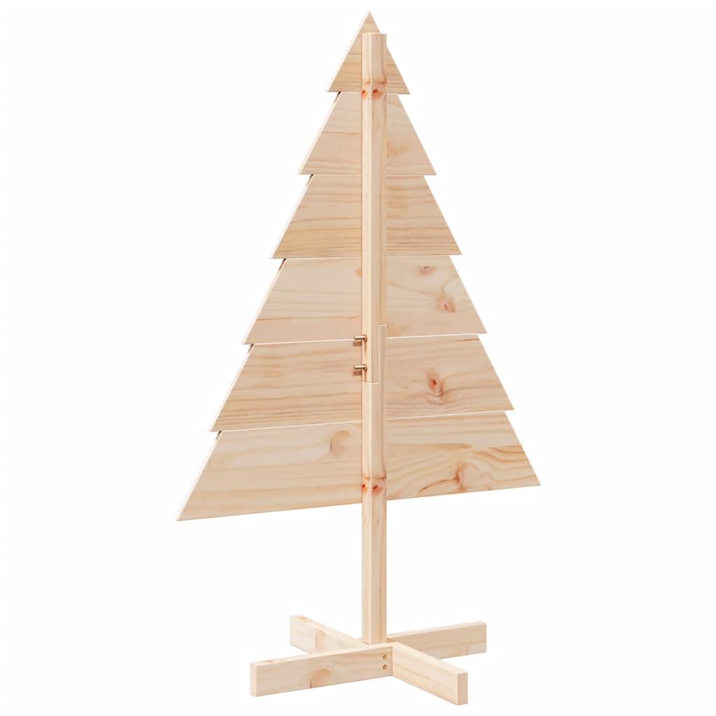 Drveno ukrasno božićno drvce 110 cm masivno drvo