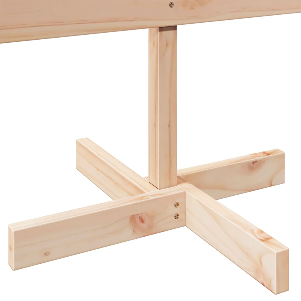 Drveno ukrasno božićno drvce 110 cm masivno drvo