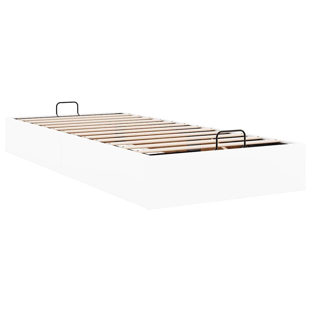 Okvir kreveta bez madraca bijeli 80x200 cm od umjetne kože