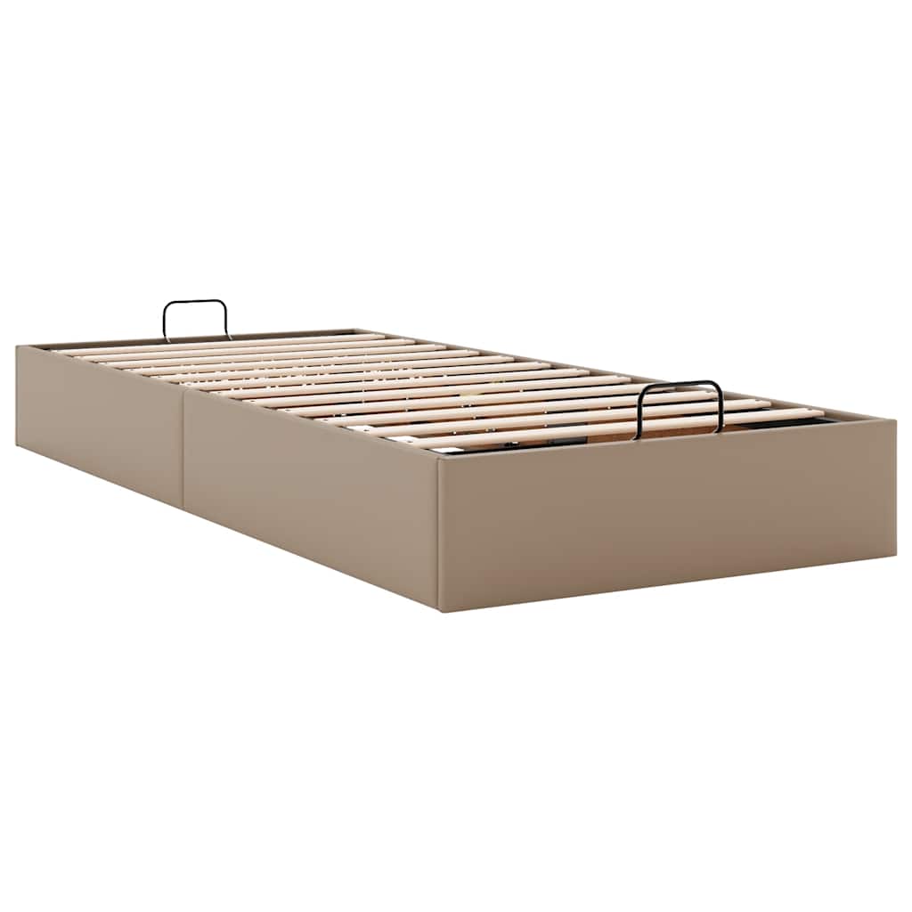 Okvir kreveta bez madraca cappuccina 90x200 cm od umjetne kože