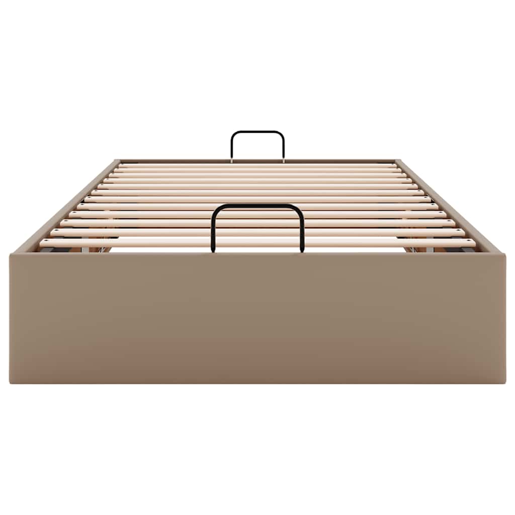 Okvir kreveta bez madraca cappuccina 90x200 cm od umjetne kože