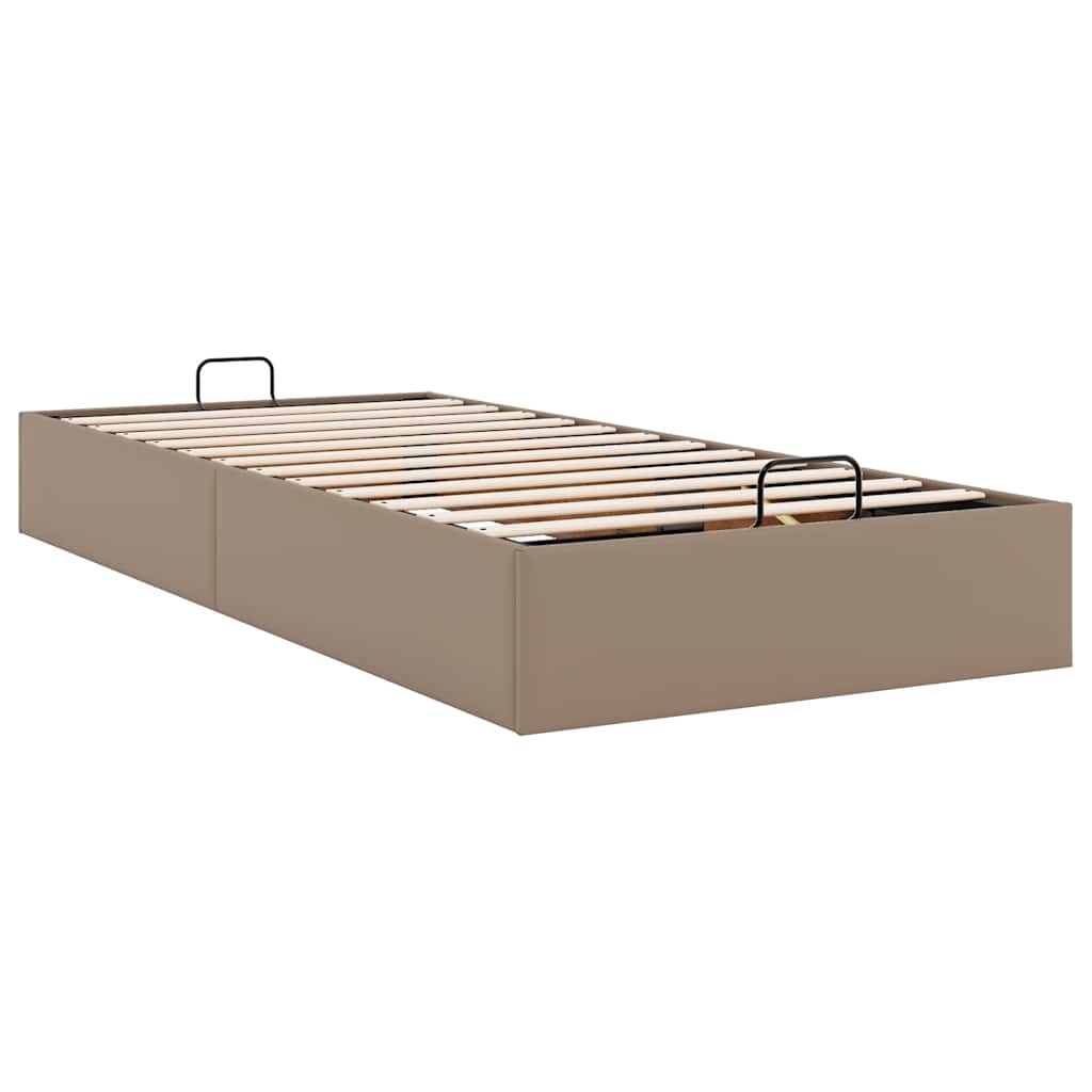 Okvir kreveta bez madraca cappuccina 100x200 cm od umjetne kože