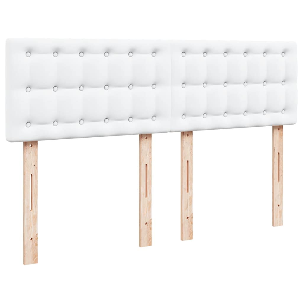 Otomanski krevet s madracem bijeli 140x190cm umjetna koža