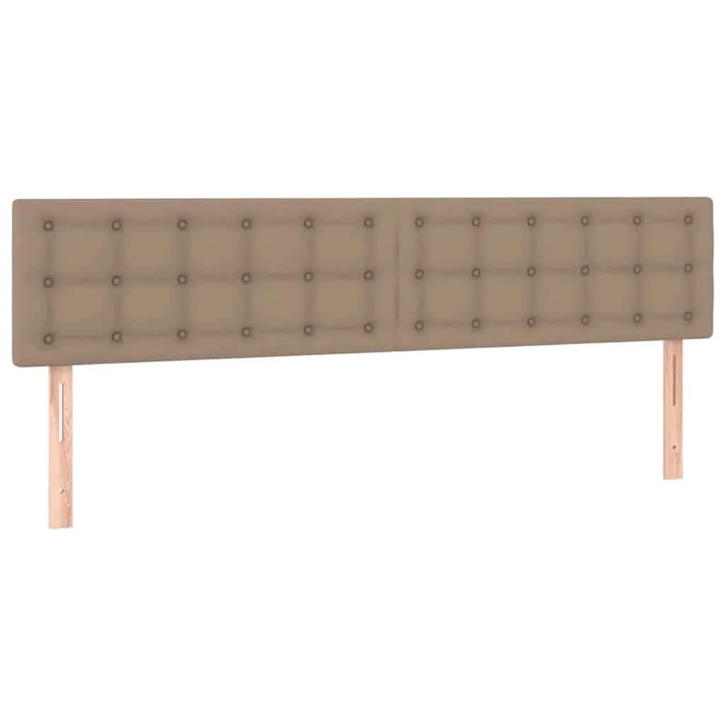 Okvir kreveta s madracima cappuccina 180x200cm umjetna koža
