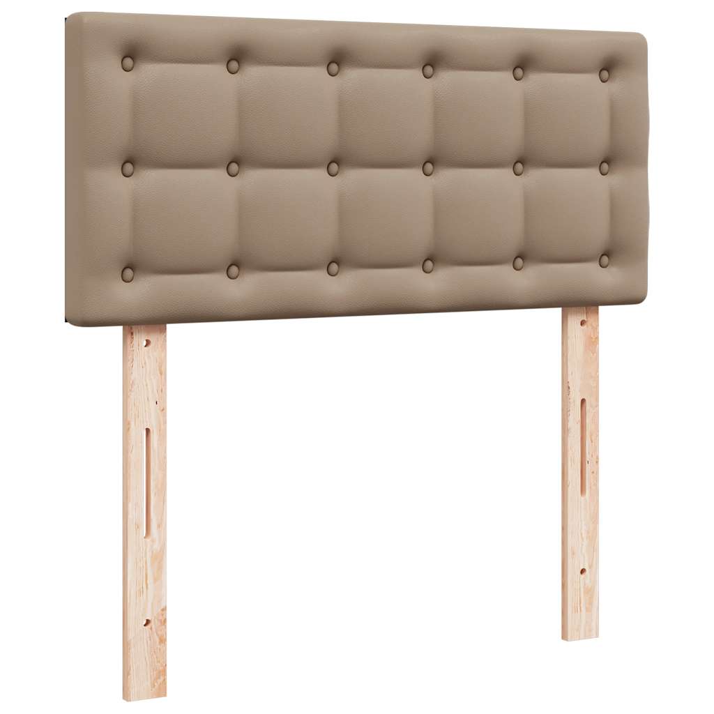 Okvir kreveta s madracem cappuccina 90x200cm umjetna koža