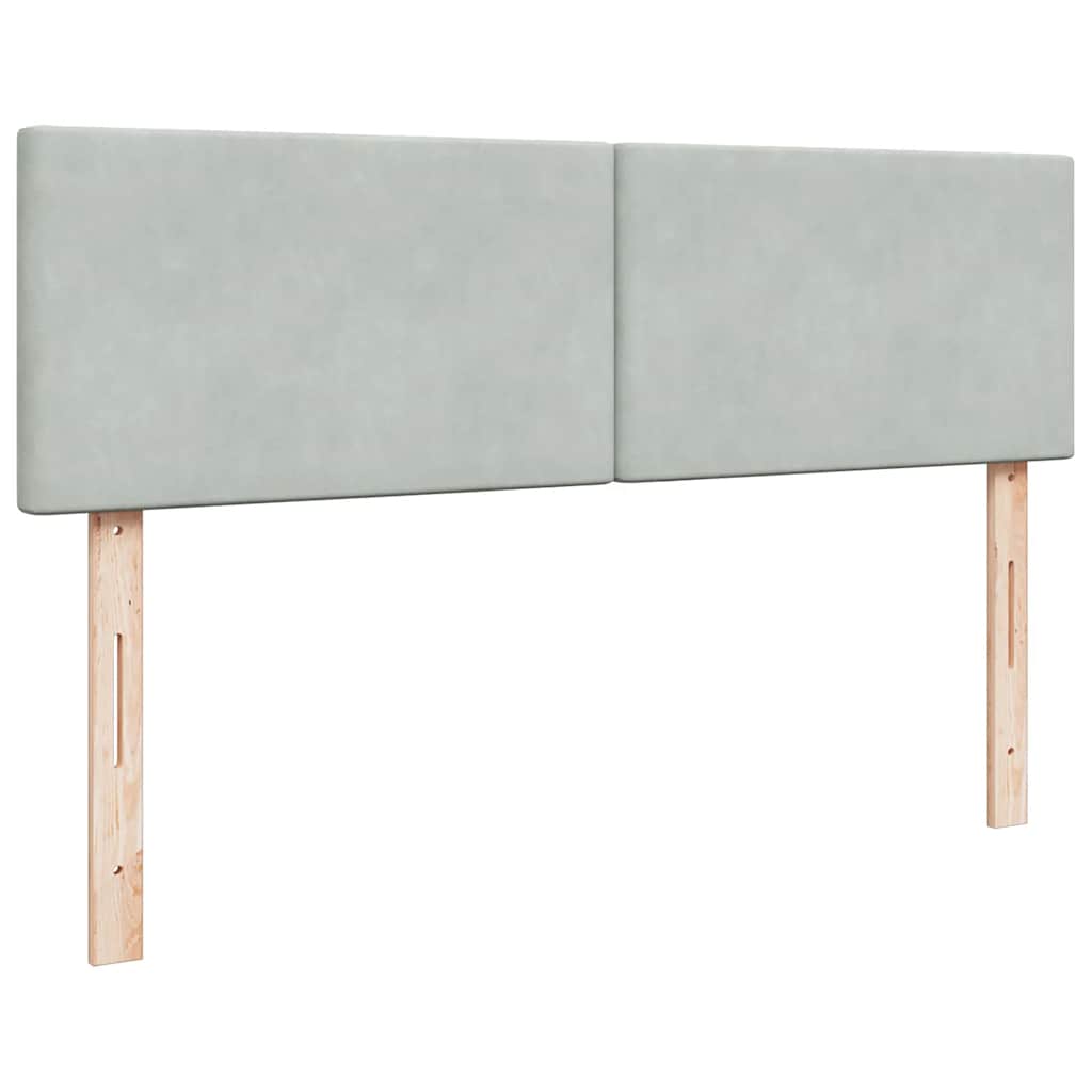 Otomanski krevet s madracem i LED 140x200 cm baršunasti