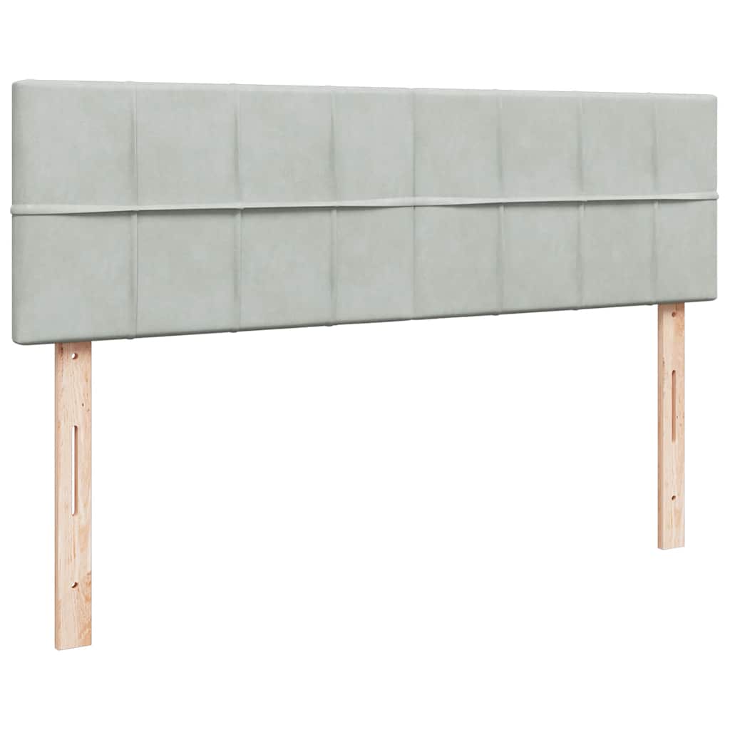 Otomanski krevet s madracem i LED 140x190 cm baršunasti