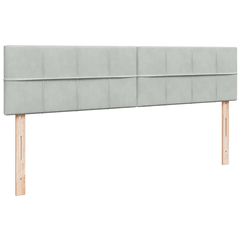 Otomanski krevet s madracem&LED 160x200 cm baršunasti