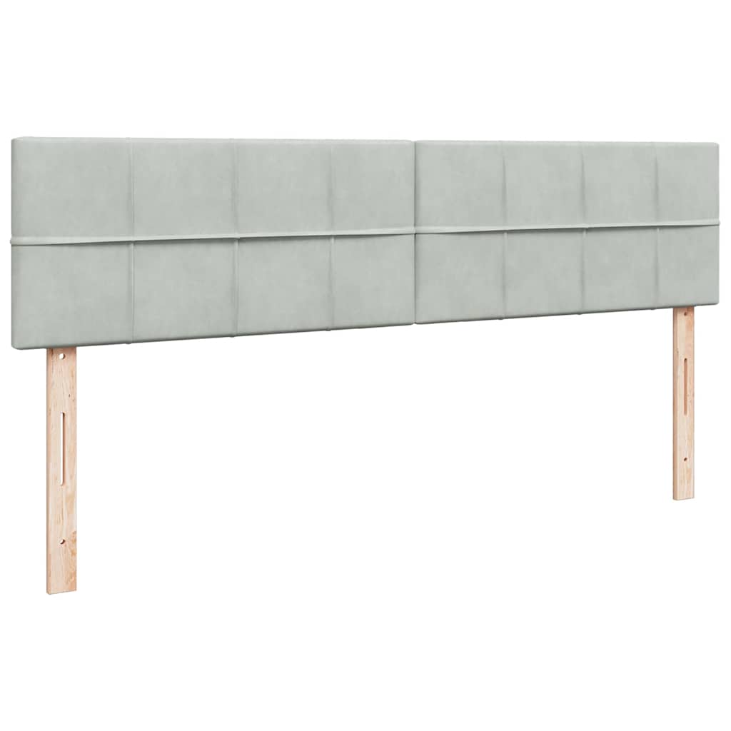 Otomanski krevet s madracem&LED 180x200cm baršunasti