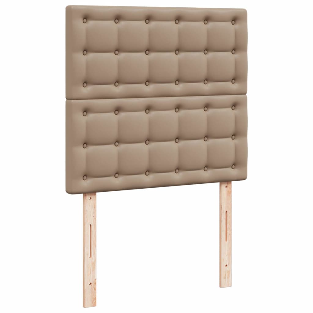 Okvir kreveta s madracem cappuccina 90x200cm umjetna koža