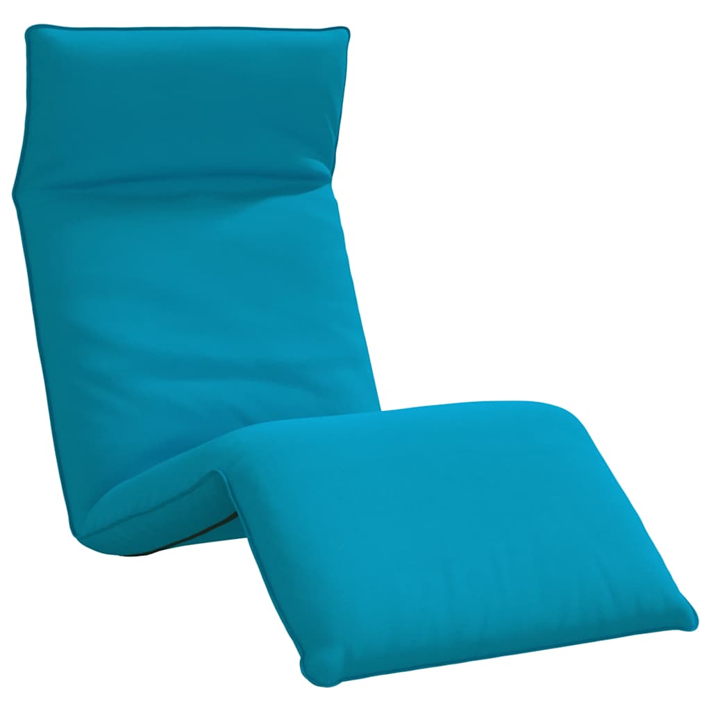 Sklopiva ležaljka za sunčanje svijetloplava 175x54x8,5 cm Oxford tkanina