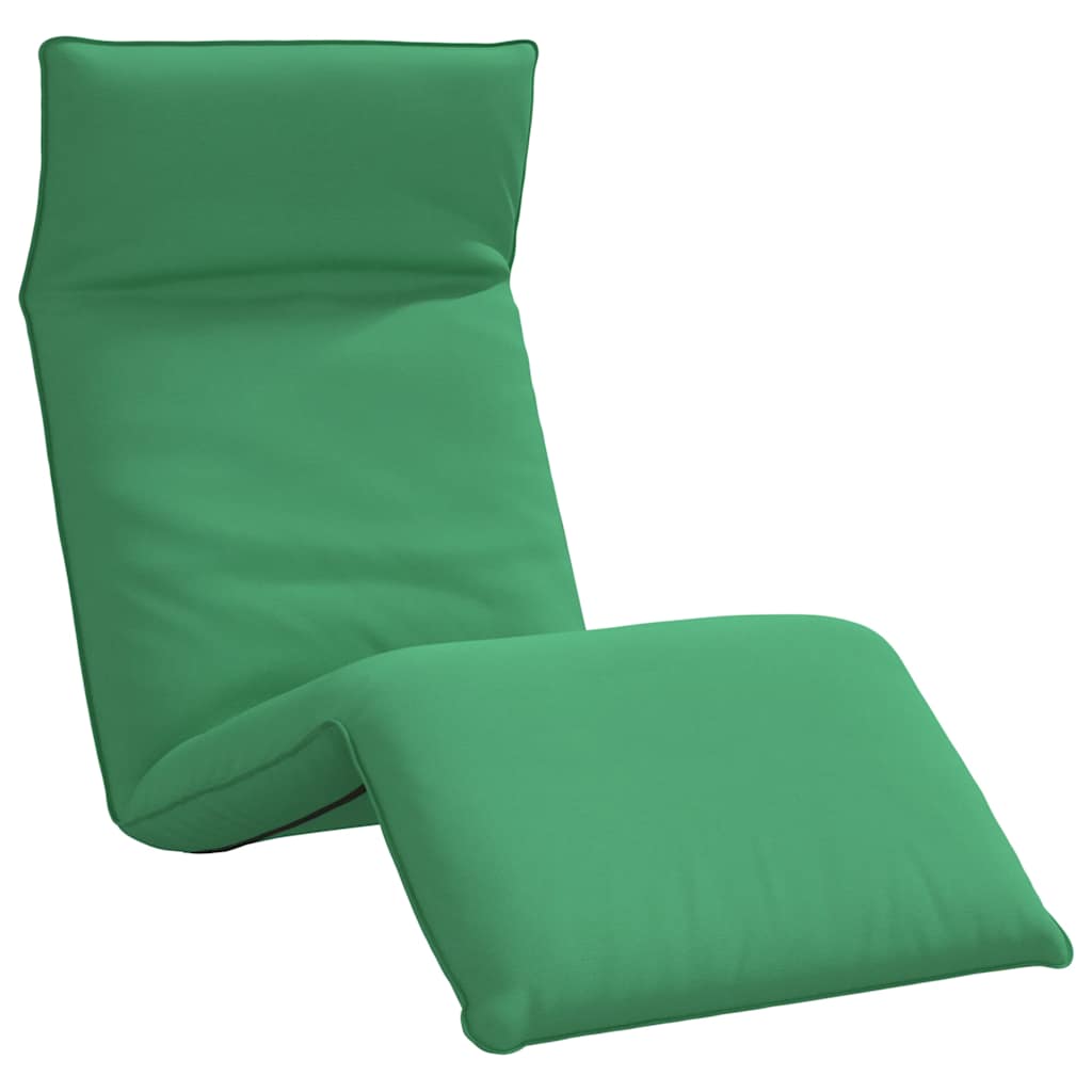 Sklopiva ležaljka za sunčanje zelena 175x54x8,5 cm Oxford tkanina