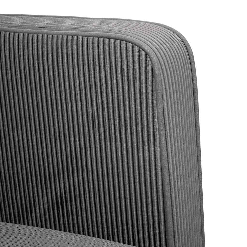Sofa fotelja s naslonima za ruke tamno siva 54 cm