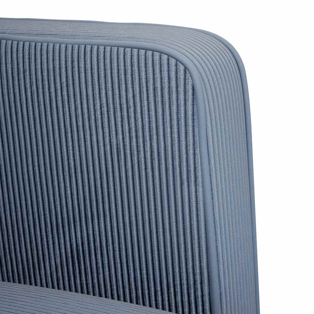 Sofa za dvije osobe plava 109 cm samt tkanina