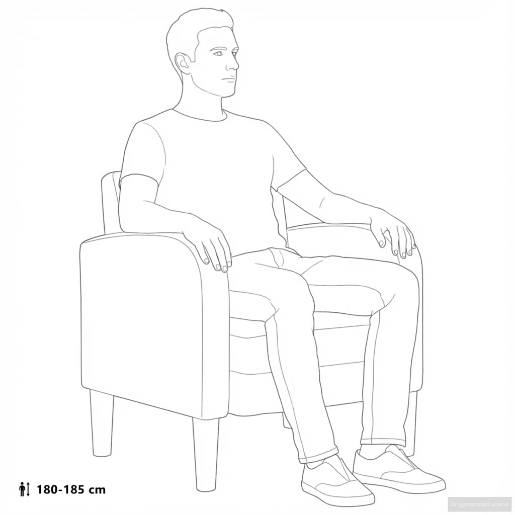 Sofa fotelja s naslonima za ruke siva 54 cm umjetna koža