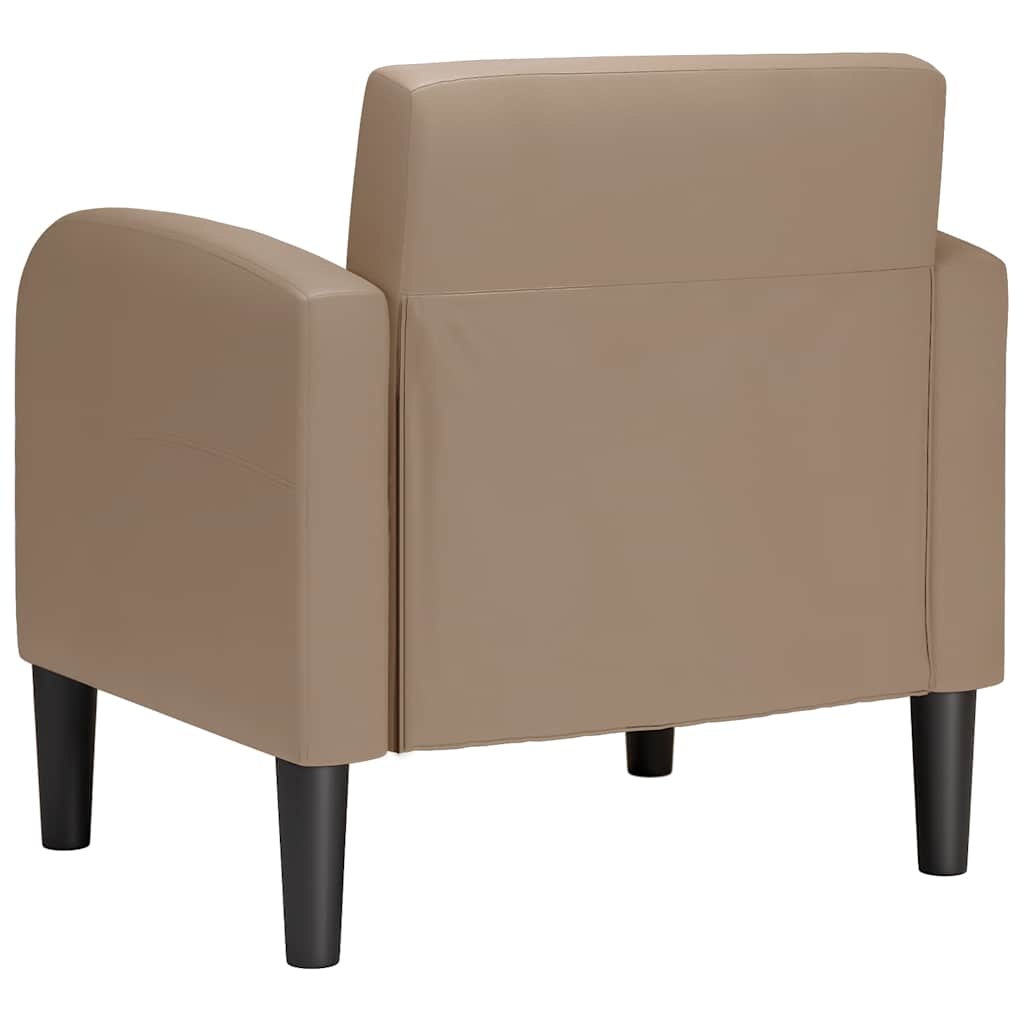 Sofa fotelja s naslonima za ruke Cappuccino 54 cm umjetna koža