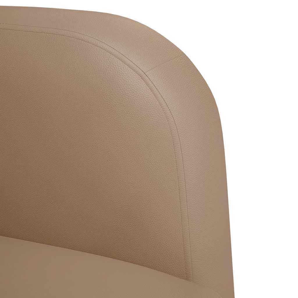 Sofa fotelja s naslonima za ruke Cappuccino 54 cm umjetna koža