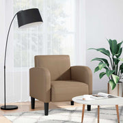 Sofa fotelja s naslonima za ruke Cappuccino 54 cm umjetna koža